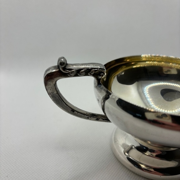 Silver Plated Sugar Bowl, EP on Copper, Lead MTS #7, Circa 1940s, Vintage - Picture 4 of 7